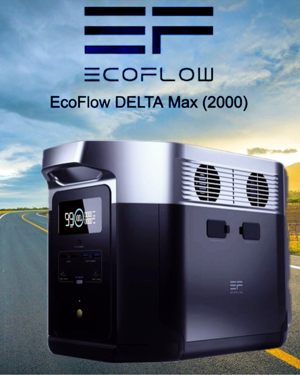 Зарядна станція EcoFlow DELTA Max 2000 (2016 Вт/год) Європа, фото 1