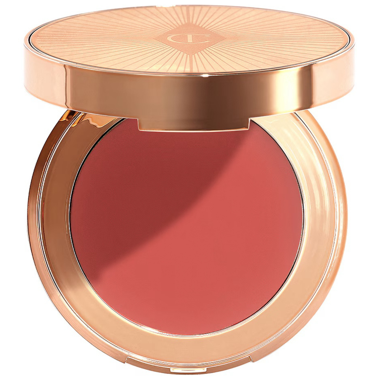 Кремові рум'яна-помада Charlotte Tilbury Beautiful Skin Island Glow Lip & Cheek Beach Peach Glow 2.5 г