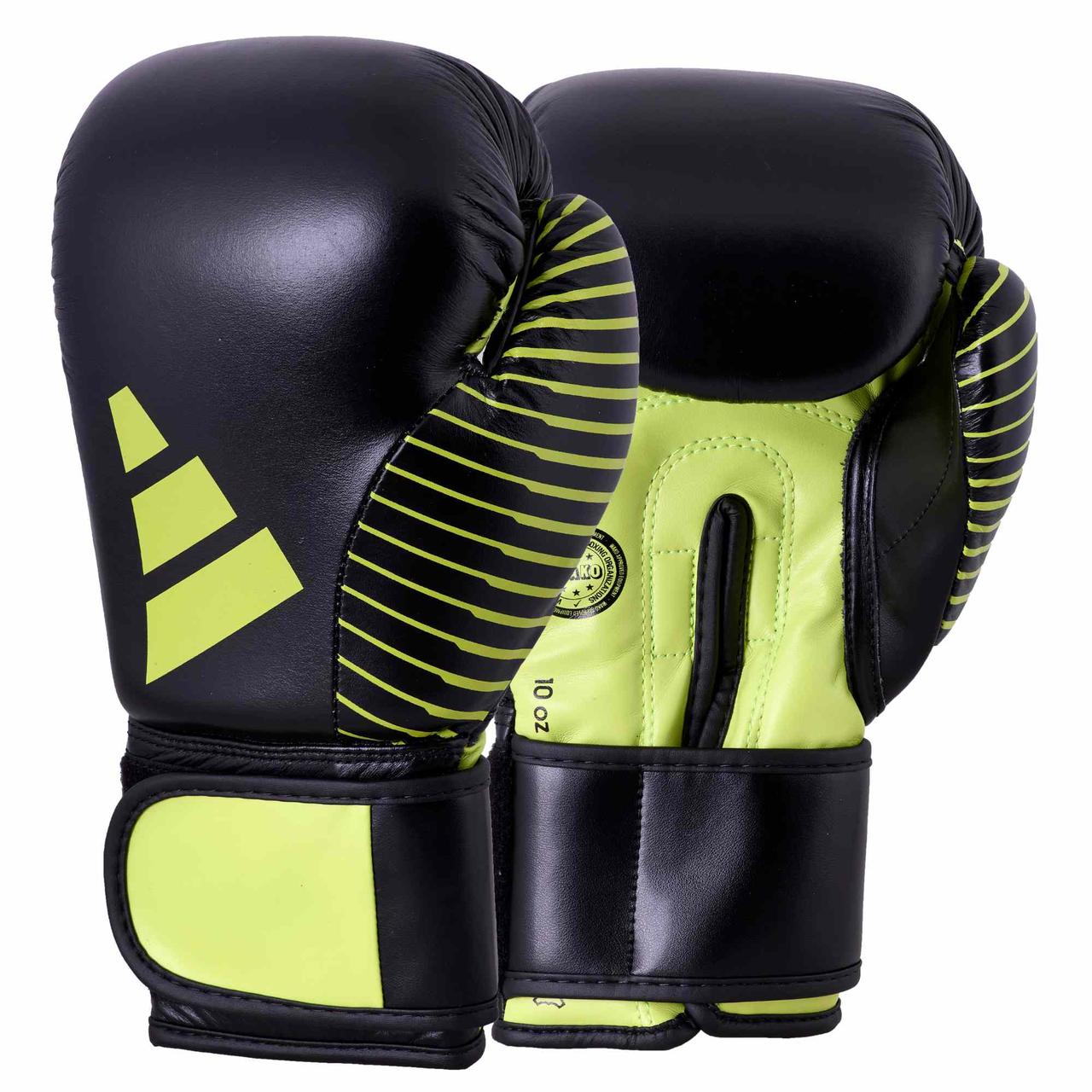 Боксерські рукавички Adidas WAKO (adiKBWKF200) Black/Green 10, фото 1