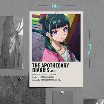 "Маомао (Монолог травниці / Apothecary Diaries)" плакат (постер) розміром А5 (14х20см)
