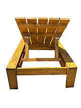 Шезлонг дерев'яний Мокко колір Сосна, фото 4