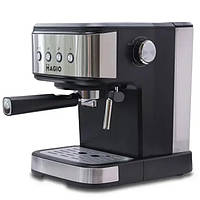 Еспресо кавоварка Magio Mg-451 з капучинатором та італійською помпою фільтром 960W 1.5л