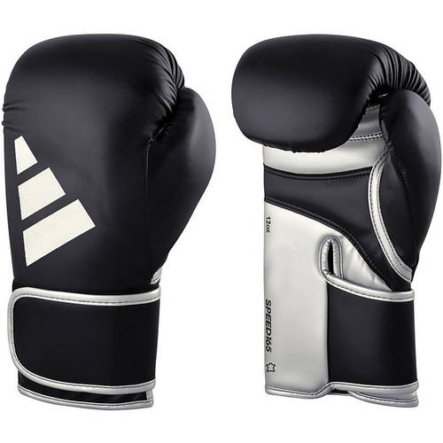 Боксерские перчатки Adidas Speed 165 WAKO (ADISBG165WK) Black/Silver 10 ...