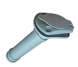 Пенал, склянка, тримач вудилища, спинінгу, вудки з кришкою для човнів та катерів врізний 30° сірий, фото 3