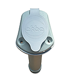 Пенал, склянка, тримач вудилища, спинінгу, вудки з кришкою для човнів та катерів врізний 30° сірий, фото 4