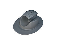 Тримач для весла посилений діаметром цівки 35 мм виготовлений з пвх Borika 125x90x50 мм. сірий