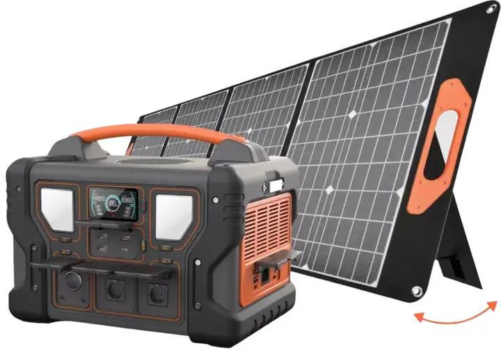 Портативна зарядна станція PPS M1000 із сонячною панеллю, для Котла 1000W, 270000 mAh