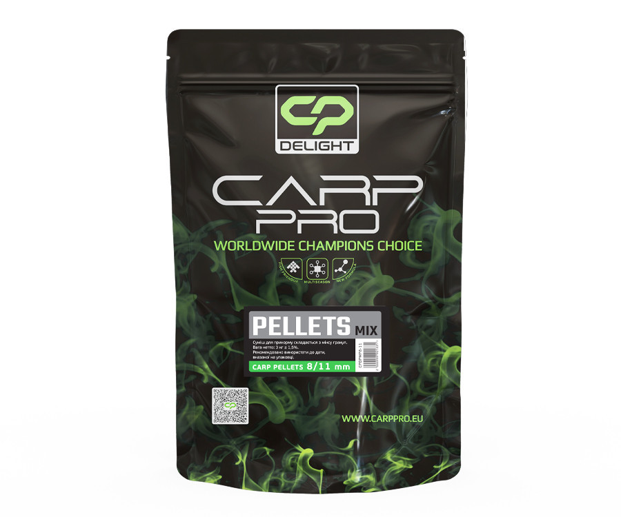 Пеллетс Carp Pro Carp Pro Delight Carp Pellets Mix 8/11 мм 3кг