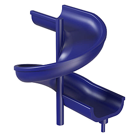 Гірка Спіраль висота 1.5 м і Закладна синя