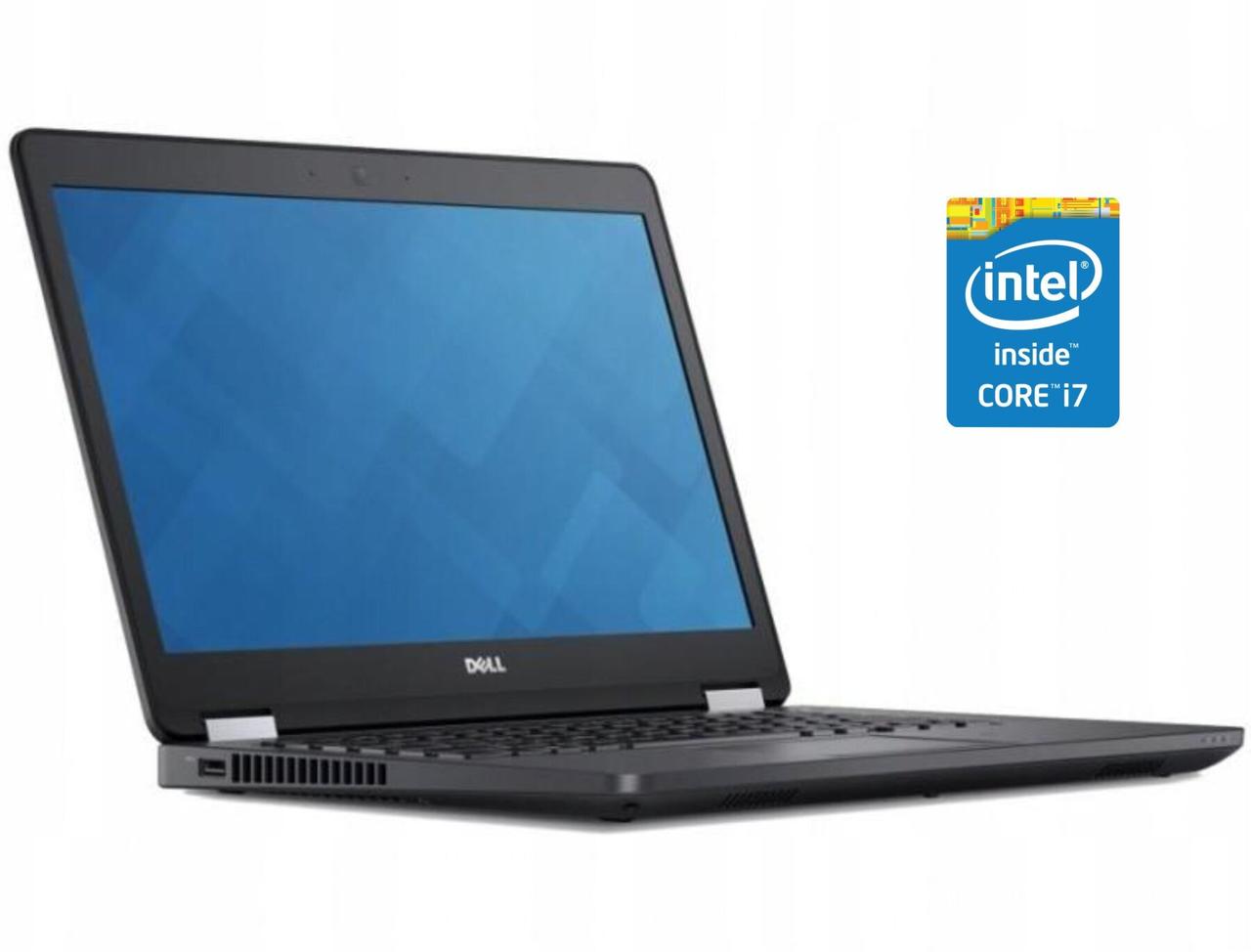 Ультрабук Dell Latitude E7470/ 14" (1366x768)/ Core i7-6600U/ 8 GB RAM/ 240 GB SSD/ HD 520