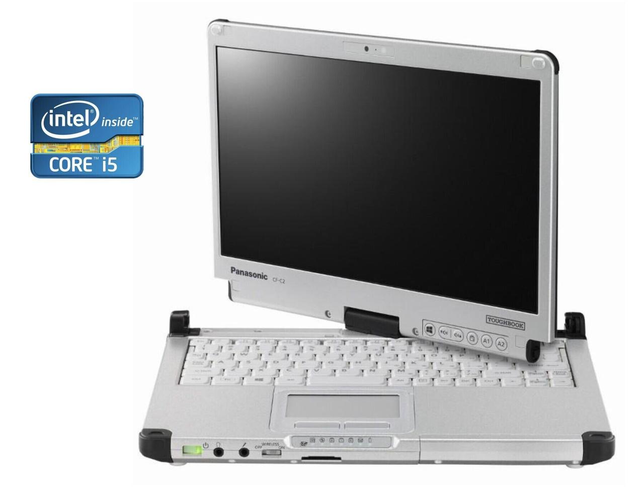 Захищений ноутбук Panasonic Toughbook CF-C2/ 12.5" 1366x768/ i5-3210M/ 8GB RAM/ 480GB SSD/ HD 4000