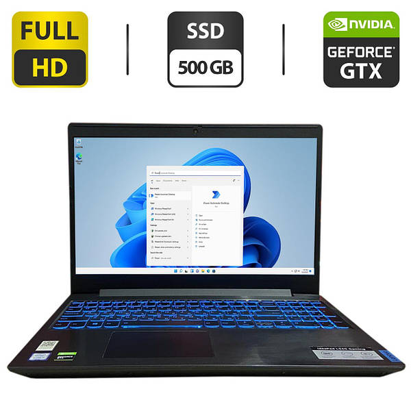 Lenovo IdeaPad L340 15.6 1920x1080 i5 9300H 8GB RAM 500GB SSD GTX 1050 2GB