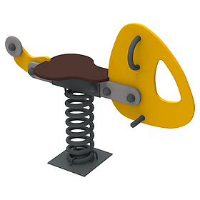 Дитяча вулична гойдалка на пружині Елікоптеро на майданчик