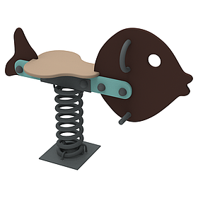 Дитяча вулична гойдалка на пружині Пескадо на майданчик