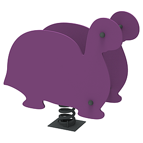 Дитяча вулична гойдалка на пружині Тортуга на майданчик