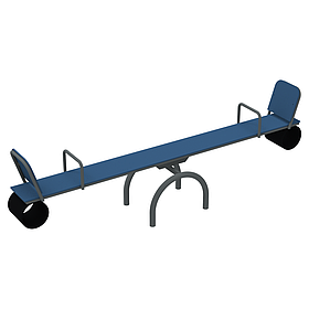 Дитяча гойдалка-балансир Старт з металевим каркасом на майданчик