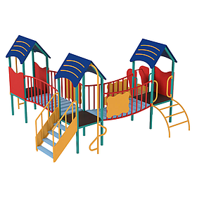 Дитячий ігровий комплекс Радість з містками на майданчик