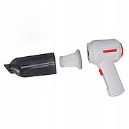 Пилосос акумуляторний для прибирання в будинку та авто Vacuum Cleaner 223-69 Бездротовий вакуумний пилосос в авто, фото 6