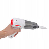Пилосос акумуляторний для прибирання в будинку та авто Vacuum Cleaner 223-69 Бездротовий вакуумний пилосос в авто, фото 7