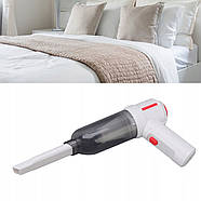 Пилосос акумуляторний для прибирання в будинку та авто Vacuum Cleaner 223-69 Бездротовий вакуумний пилосос в авто, фото 3