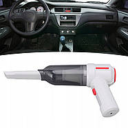 Пилосос акумуляторний для прибирання в будинку та авто Vacuum Cleaner 223-69 Бездротовий вакуумний пилосос в авто, фото 4