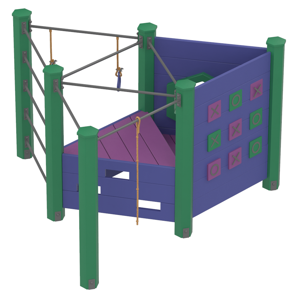 Дитячий ігровий комплекс Corner Play з ігровими елементами на майданчик, фото 1