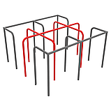 Дитяче обладнання спортивне Лабіринт Пазл на майданчик різнокольорове, фото 3