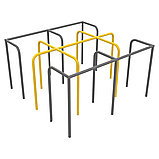 Дитяче обладнання спортивне Лабіринт Пазл на майданчик різнокольорове, фото 4