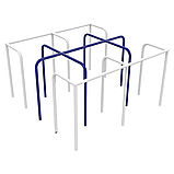 Дитяче обладнання спортивне Лабіринт Пазл на майданчик різнокольорове, фото 5