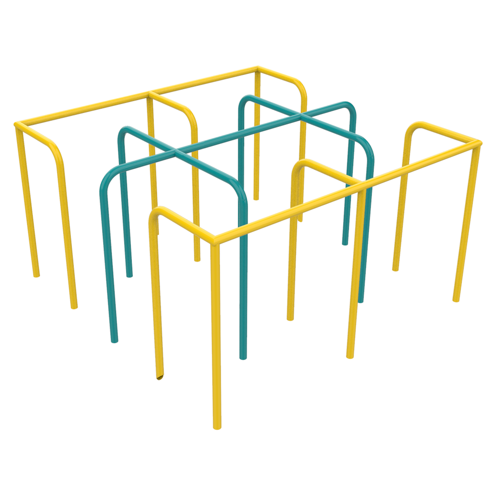 Дитяче обладнання спортивне Лабіринт Пазл на майданчик різнокольорове, фото 1