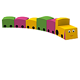 Дитячий ігровий модульний набір Паровозик в ігрову кімнату, фото 3