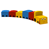 Дитячий ігровий модульний набір Паровозик в ігрову кімнату, фото 4