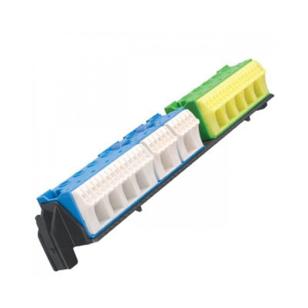 Тримач з клемами Hager VZ464 21*N+20*PE/5*N+6*PE для щитів серії Volta 48(54) модулів, фото 1