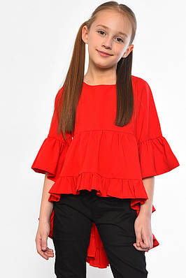 Блуза дитяча для дівчинки червоного кольору р.S 182572T Безкоштовна доставка