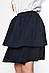 Спідниця дитяча для дівчинки темно-синього кольору 182907M, фото 2