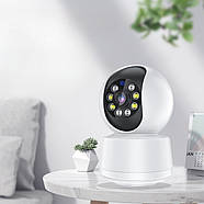 Інтелектуальна IP камера відеоспостереження з нічним баченням та дистанційним керуванням EL-N7 WiFi 3mp, фото 6