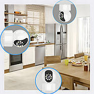 Інтелектуальна IP камера відеоспостереження з нічним баченням та дистанційним керуванням EL-N7 WiFi 3mp, фото 3