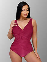 4Купальник 2025 слитный FUBA 28093 Виталия черный(В НАЛИЧИИ ТОЛЬКО 50 52 54 56 58 УКР р-ры), фото 3