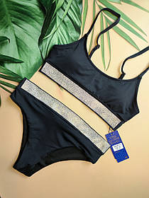 Купальник топ ZFIVE 75715 Таня черный(В НАЛИЧИИ ТОЛЬКО 44 УКР р-ры)