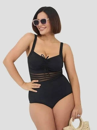 7Купальник 2025 FUBA 29108-1 Ванда черный (В НАЛИЧИИ ТОЛЬКО 58 60 62 64 66 УКР р-ры), фото 1