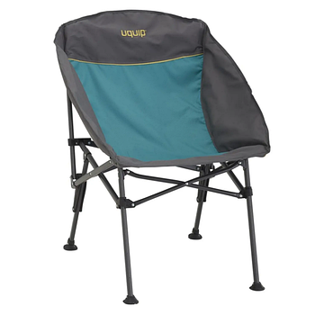 Крісло Туристичне Розкладне Uquip Comfy Blue/Grey (244011) Кемпінгове Складне Крісло для риболовлі