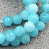 Кварц имитация под амазонит 6 мм шарик/ примерно 56 бусин/  длина нитки 37 см