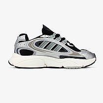 Чоловічі кросівки Adidas Ozmillen Black Grey IF4012 Silver Адідас Озміллен чорні срібло демісезон, фото 4