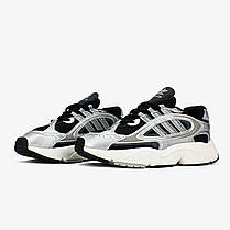 Чоловічі кросівки Adidas Ozmillen Black Grey IF4012 Silver Адідас Озміллен чорні срібло демісезон, фото 5