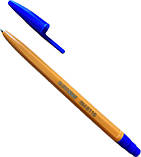 Ручка кулькова Buromax 8119 SUN 0.7 мм пласт.корпус сині чорнила, фото 2