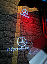 Світлодіодний проектор логотипу Mercedes welcome light у двері Вітальне світло з логотипом Мерседес Бенц, фото 3