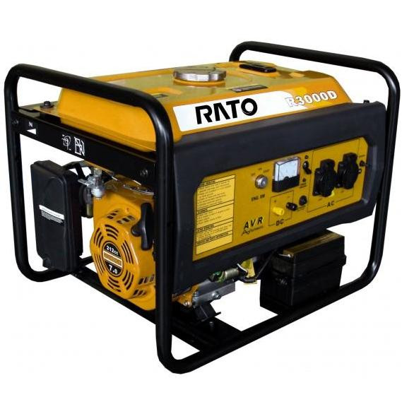 Бензиновий генератор Rato R3000E (6933027200037-R3000DWV)