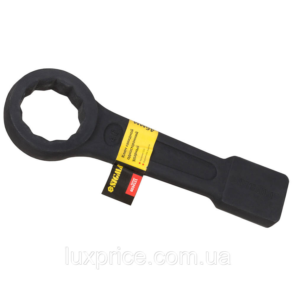 Ключ накидний односторонній ударний 46мм CrV SIGMA (6034121) Luxprice, фото 1