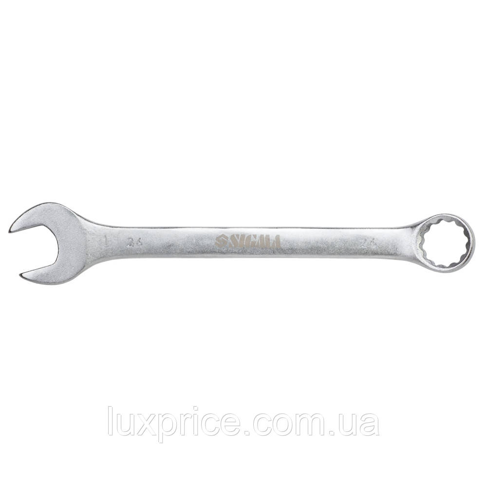 Ключ ріжково-накидний 26мм CrV satine SIGMA (6021261) Luxprice, фото 1