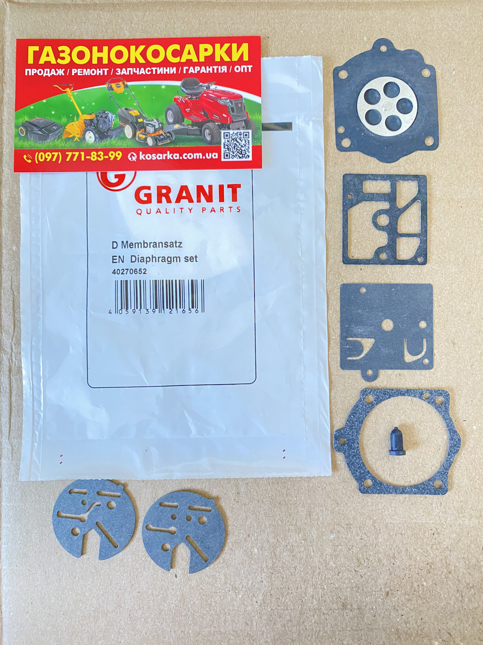 Набор ремкомплект карбюратора Подходит для бензопилы solo Walbro D10 ...